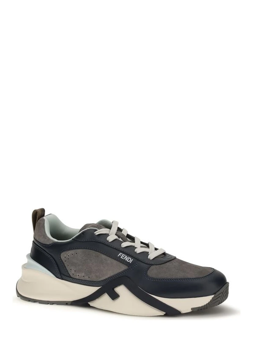 Multicolor Calf Leather Bos Taurus Athletic Sneakers