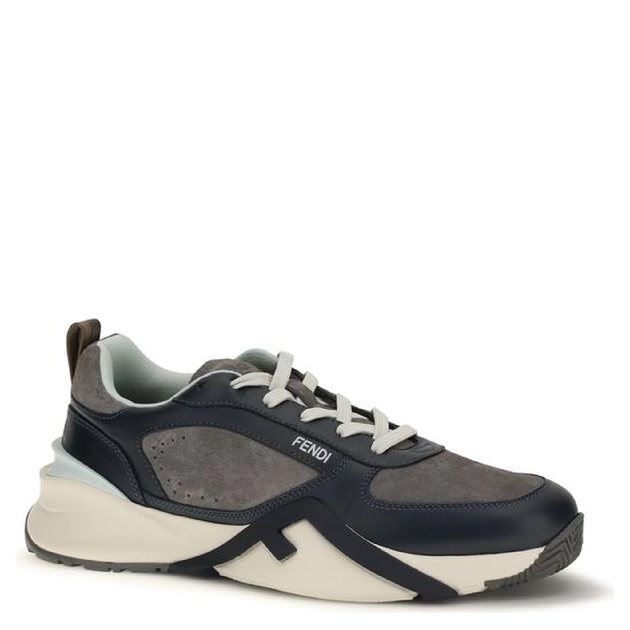 Multicolor Calf Leather Bos Taurus Athletic Sneakers
