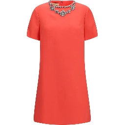 Multicolor Wool Oves Aries Casual Dress