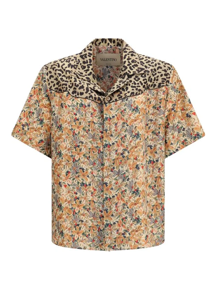 Multicolor Silk Pattern Shirt