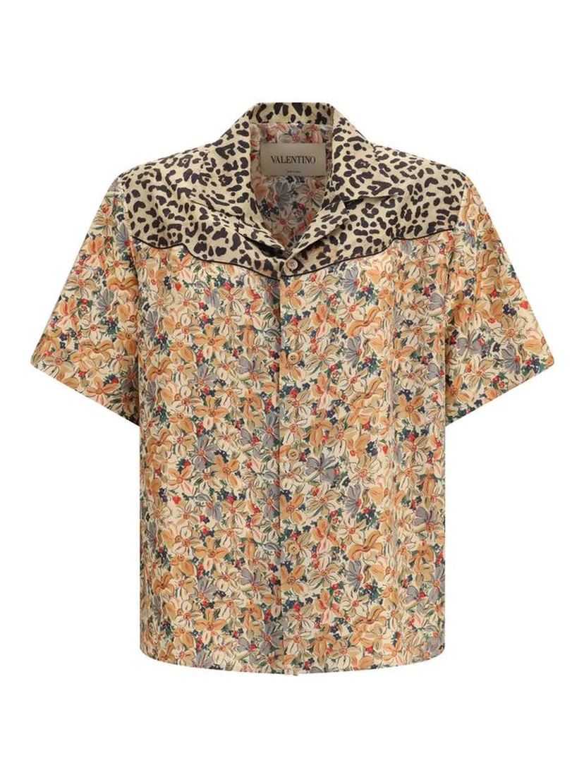 Multicolor Silk Pattern Shirt