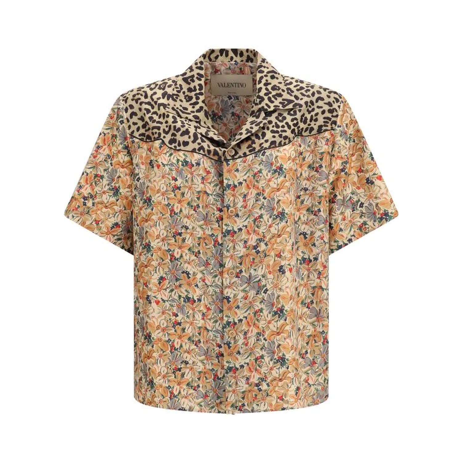 Multicolor Silk Pattern Shirt
