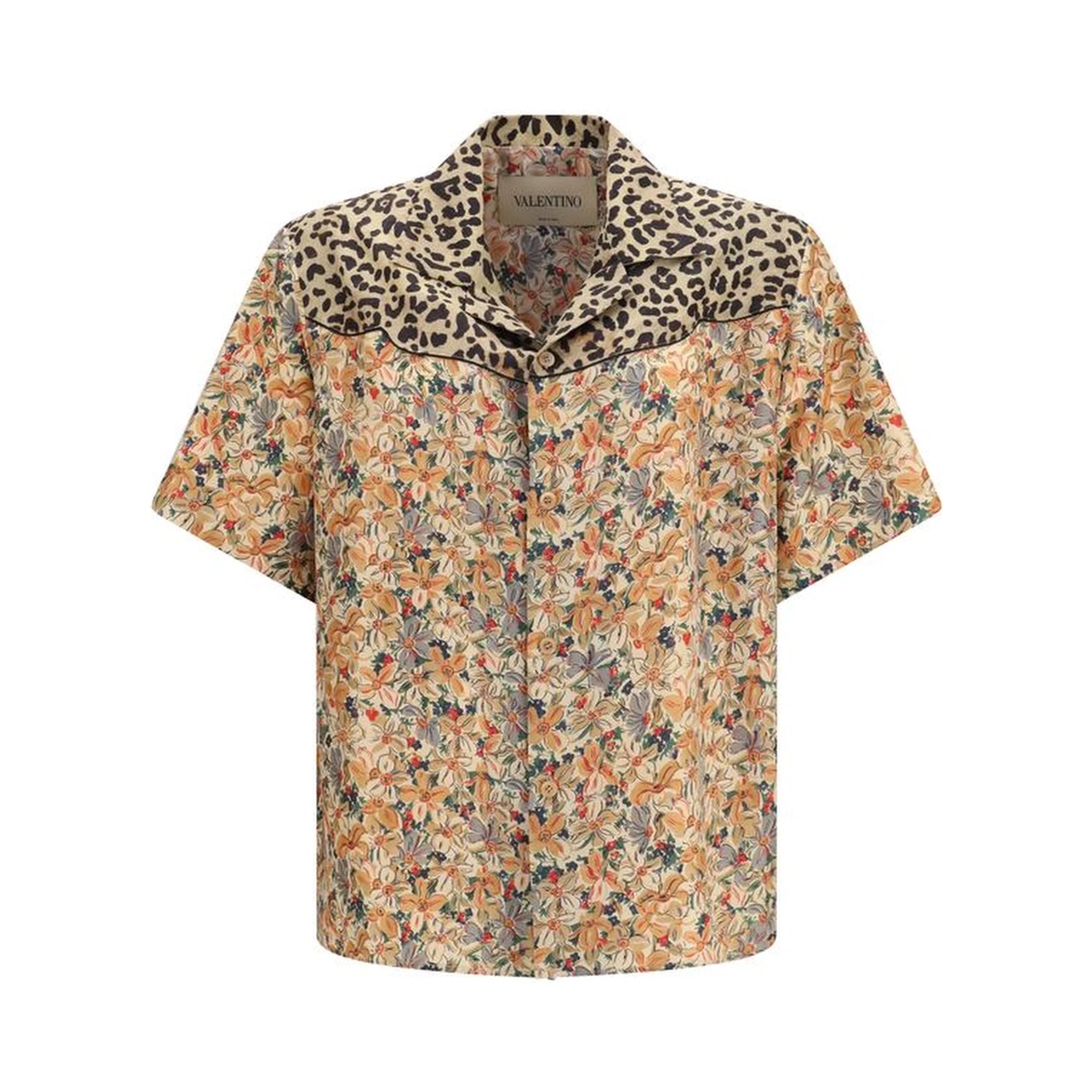 Multicolor Silk Pattern Shirt