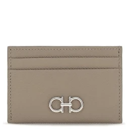 Beige Calf Leather Bos Taurus Wallet