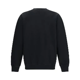 Black Cotton Sweatshirt