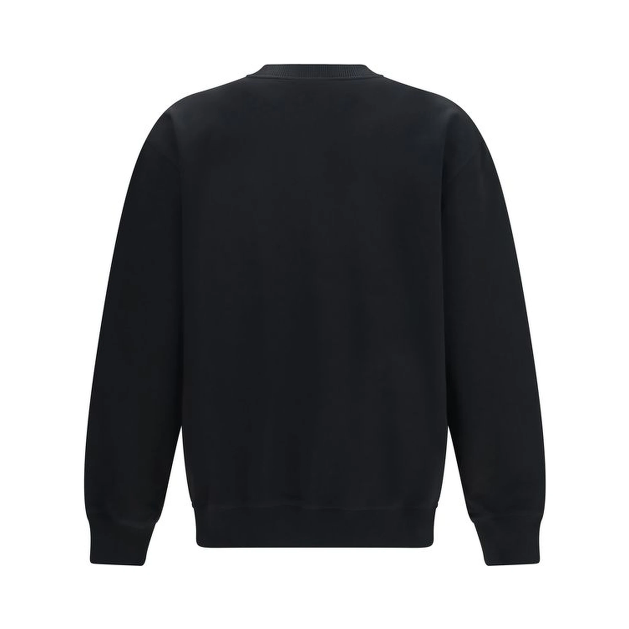 Black Cotton Sweatshirt
