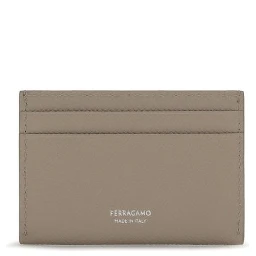 Beige Calf Leather Bos Taurus Wallet