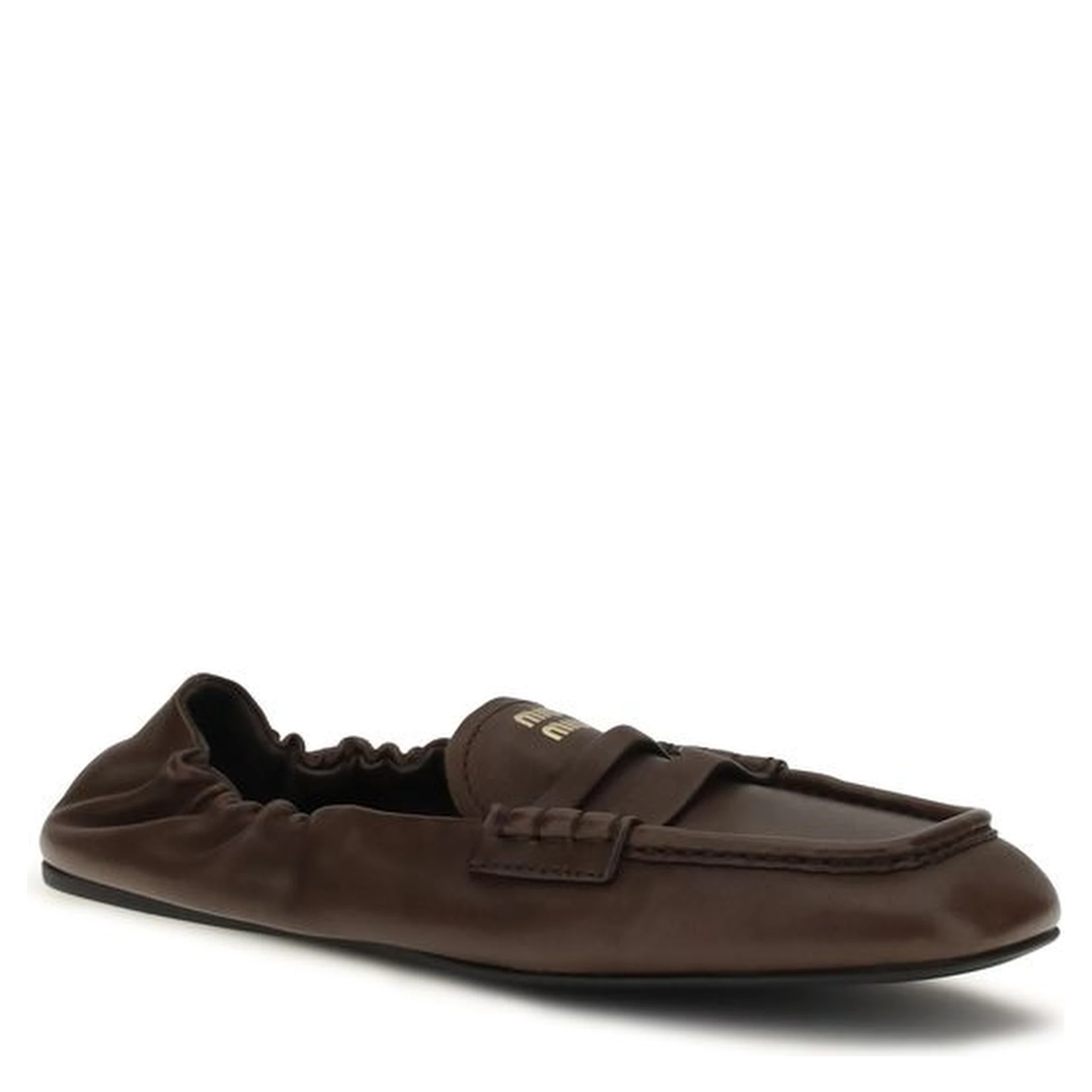 Brown Lamb Ovis Aries Aries Slip-On Loafers