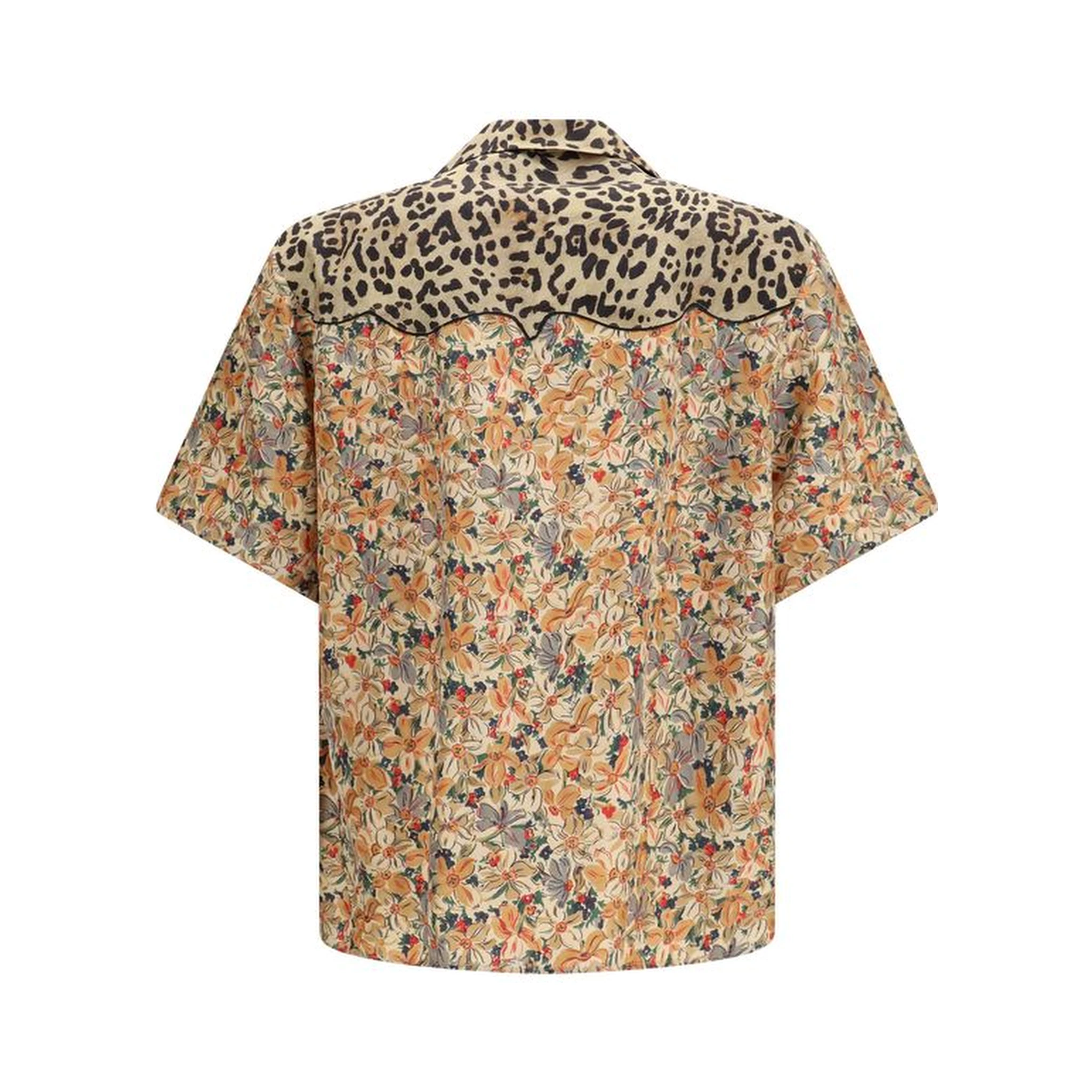 Multicolor Silk Pattern Shirt