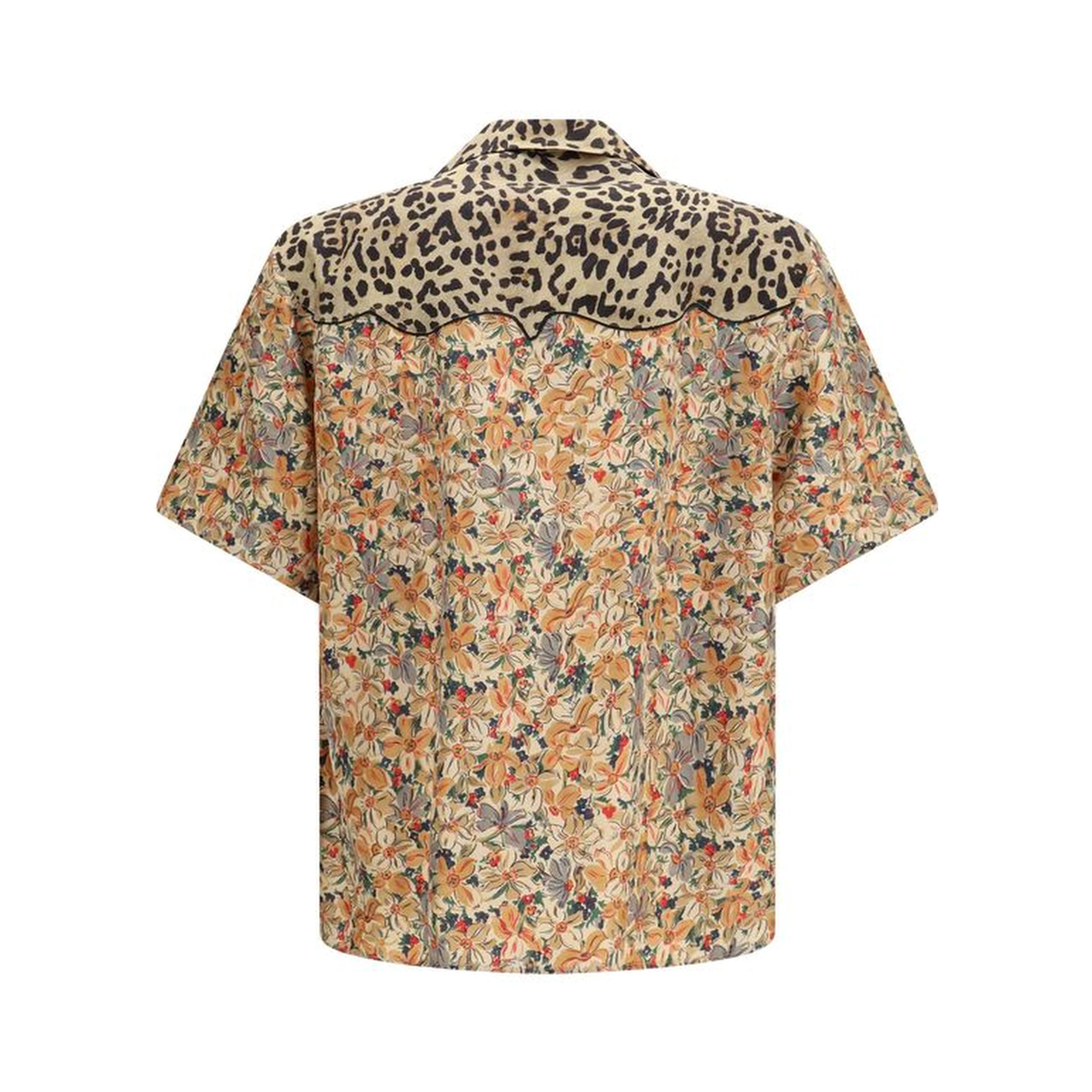 Multicolor Silk Pattern Shirt