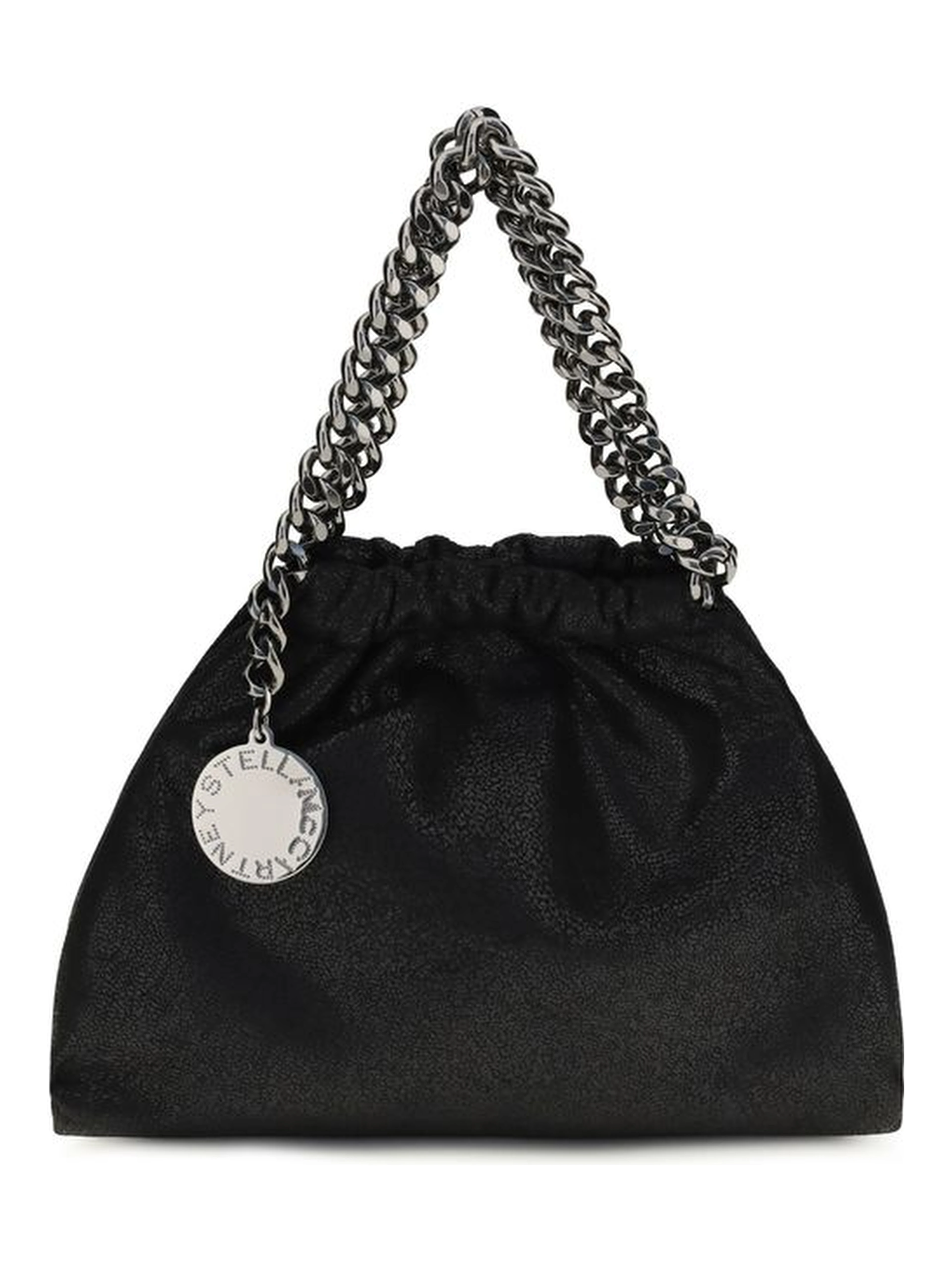 Black Polyester Shoulder Bag