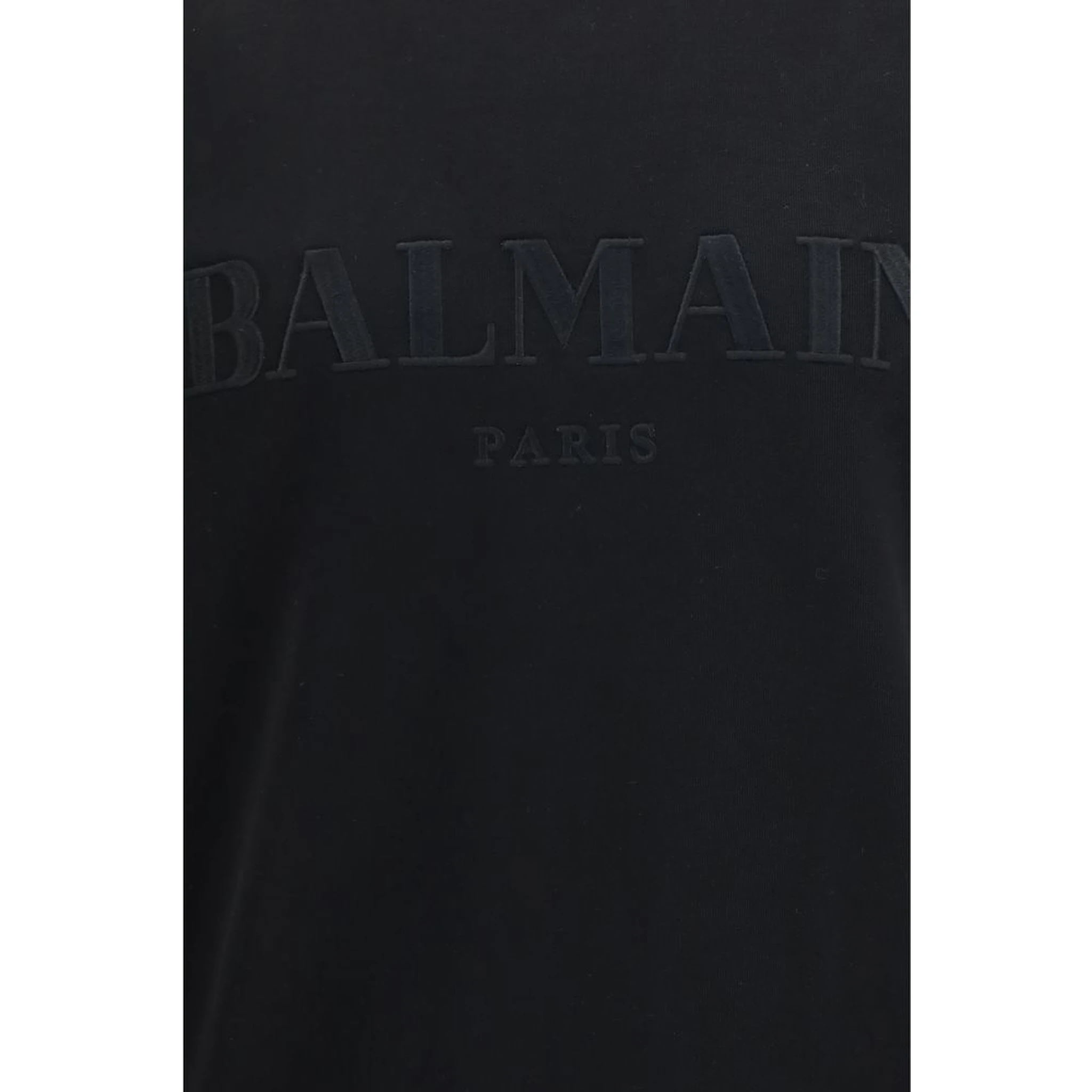 Black Cotton Sweatshirt