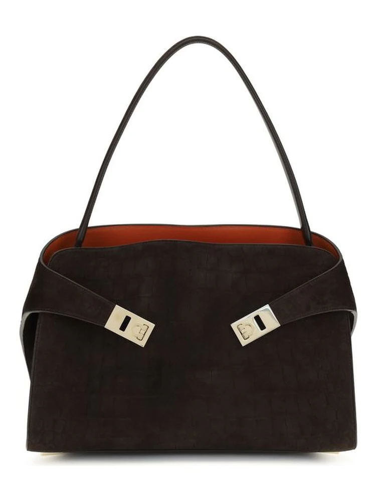 Brown Calf Leather Bos Taurus Shoulder Bag