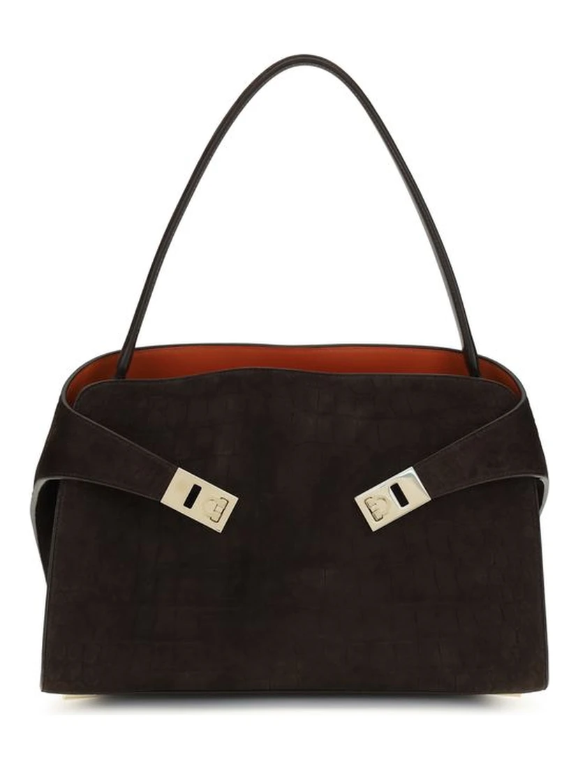 Brown Calf Leather Bos Taurus Shoulder Bag