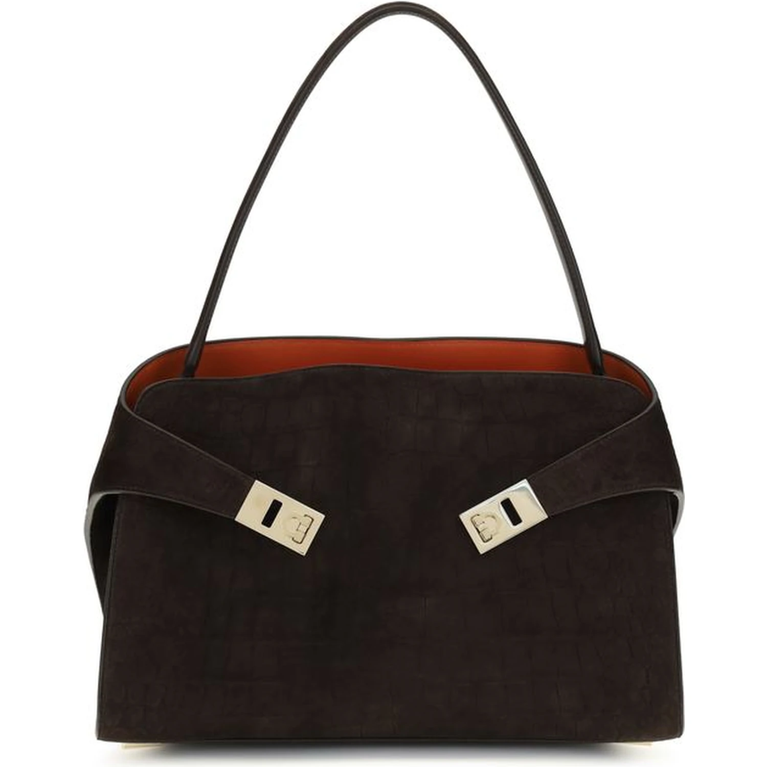 Brown Calf Leather Bos Taurus Shoulder Bag
