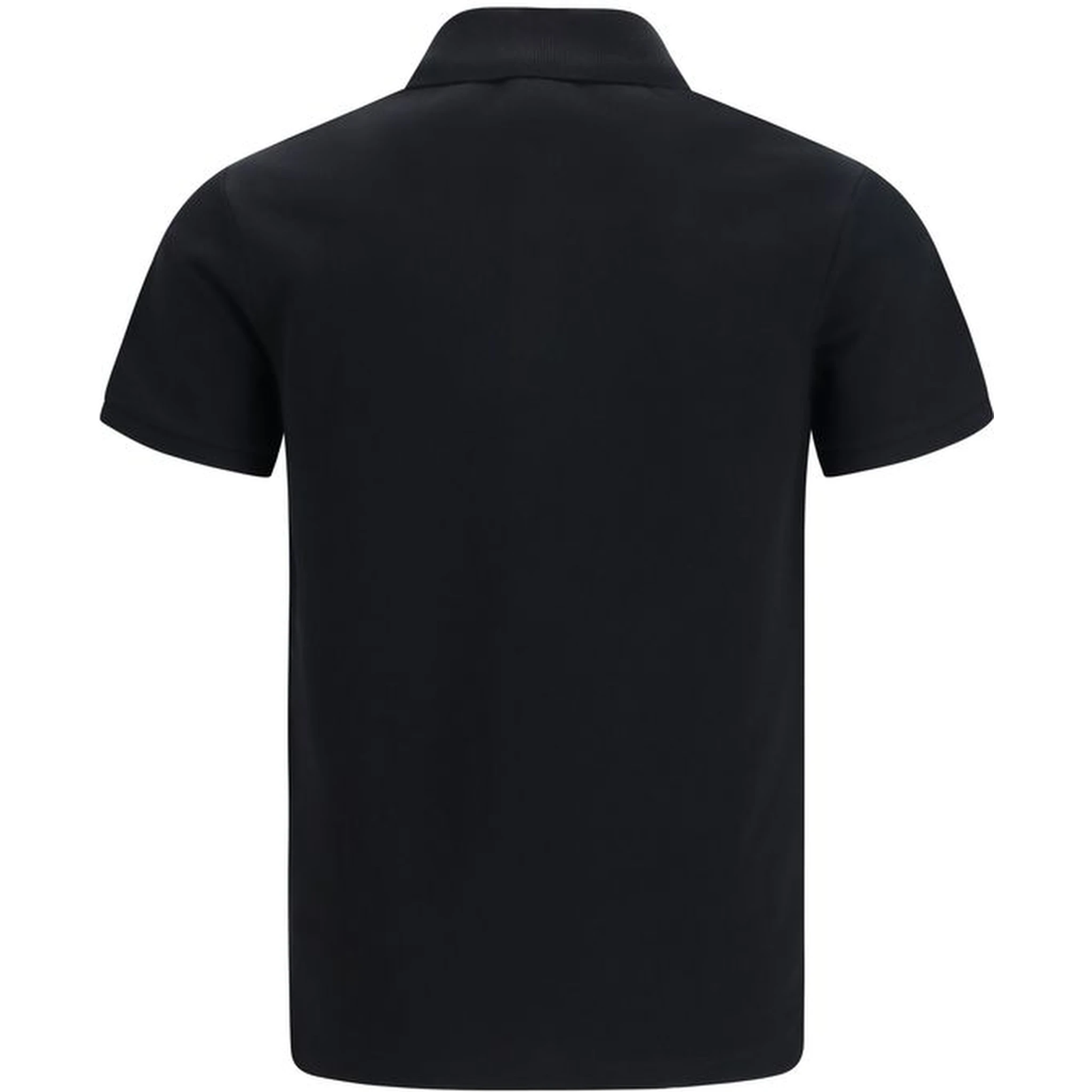 Black Cotton Polo Shirt