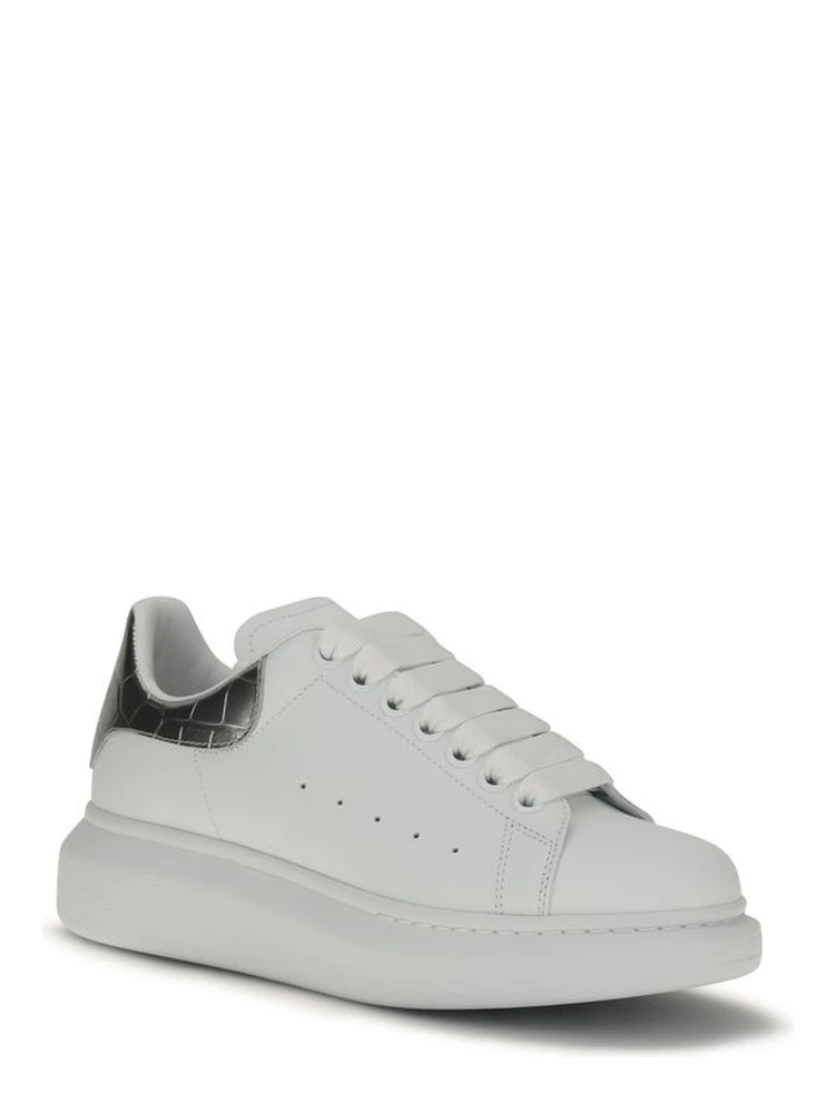 White Calf Leather Bos Taurus Platform Sneakers alternative
