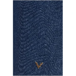 Blue Cotton Casual Dress
