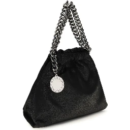 Black Polyester Shoulder Bag