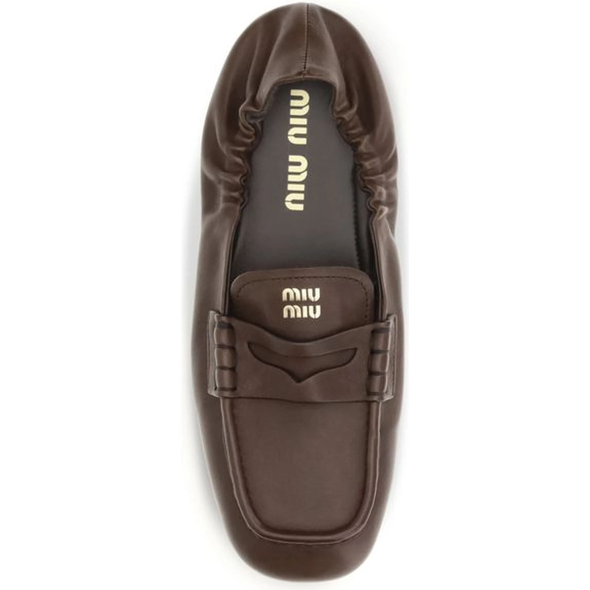 Brown Lamb Ovis Aries Aries Slip-On Loafers