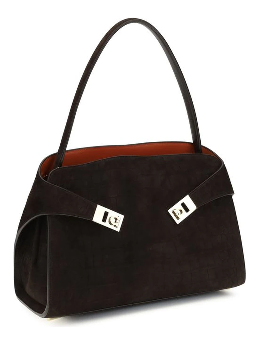 Brown Calf Leather Bos Taurus Shoulder Bag