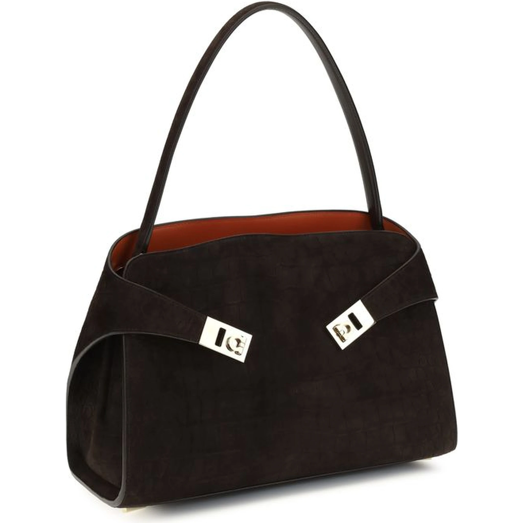 Brown Calf Leather Bos Taurus Shoulder Bag