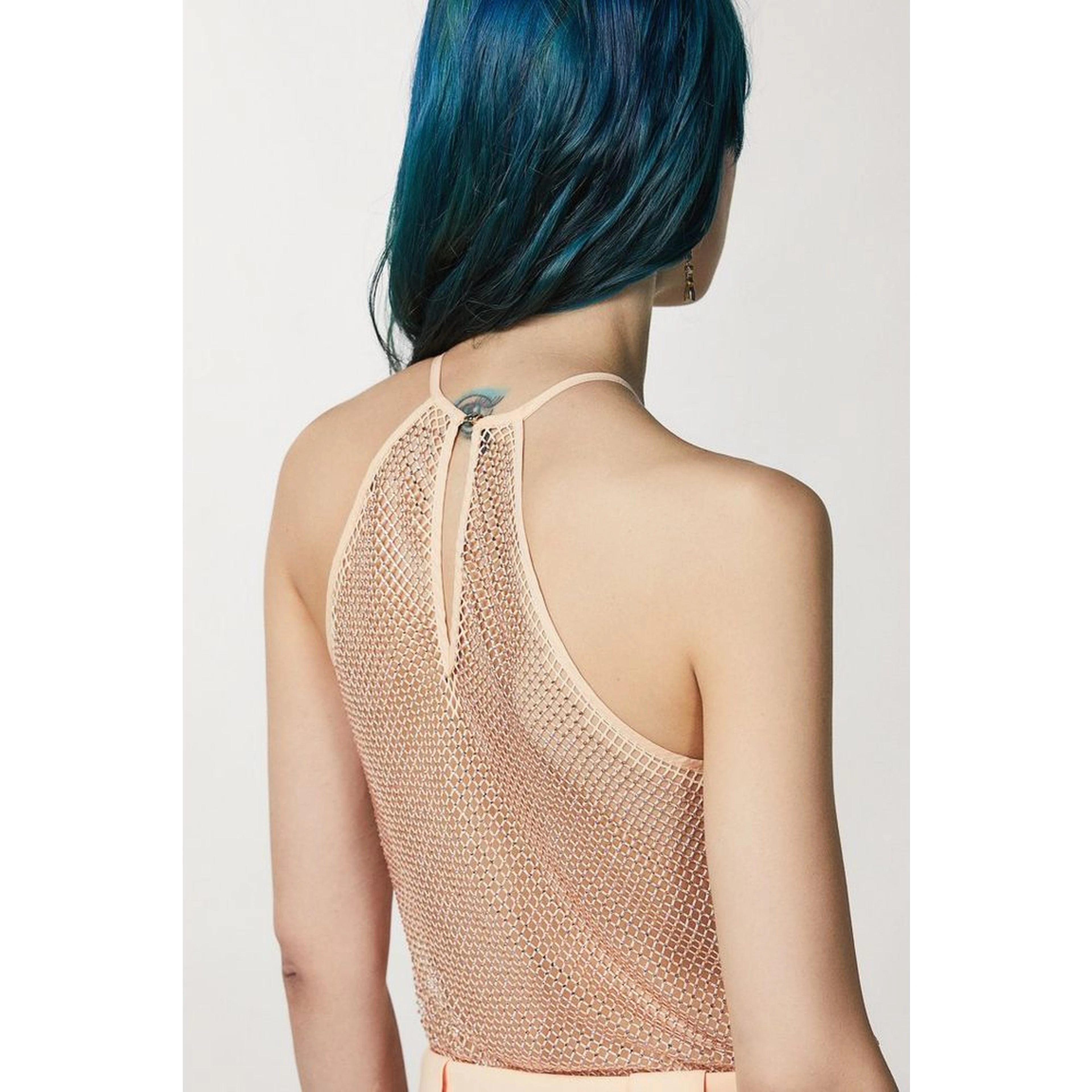 Pink Polyester Tank Tops