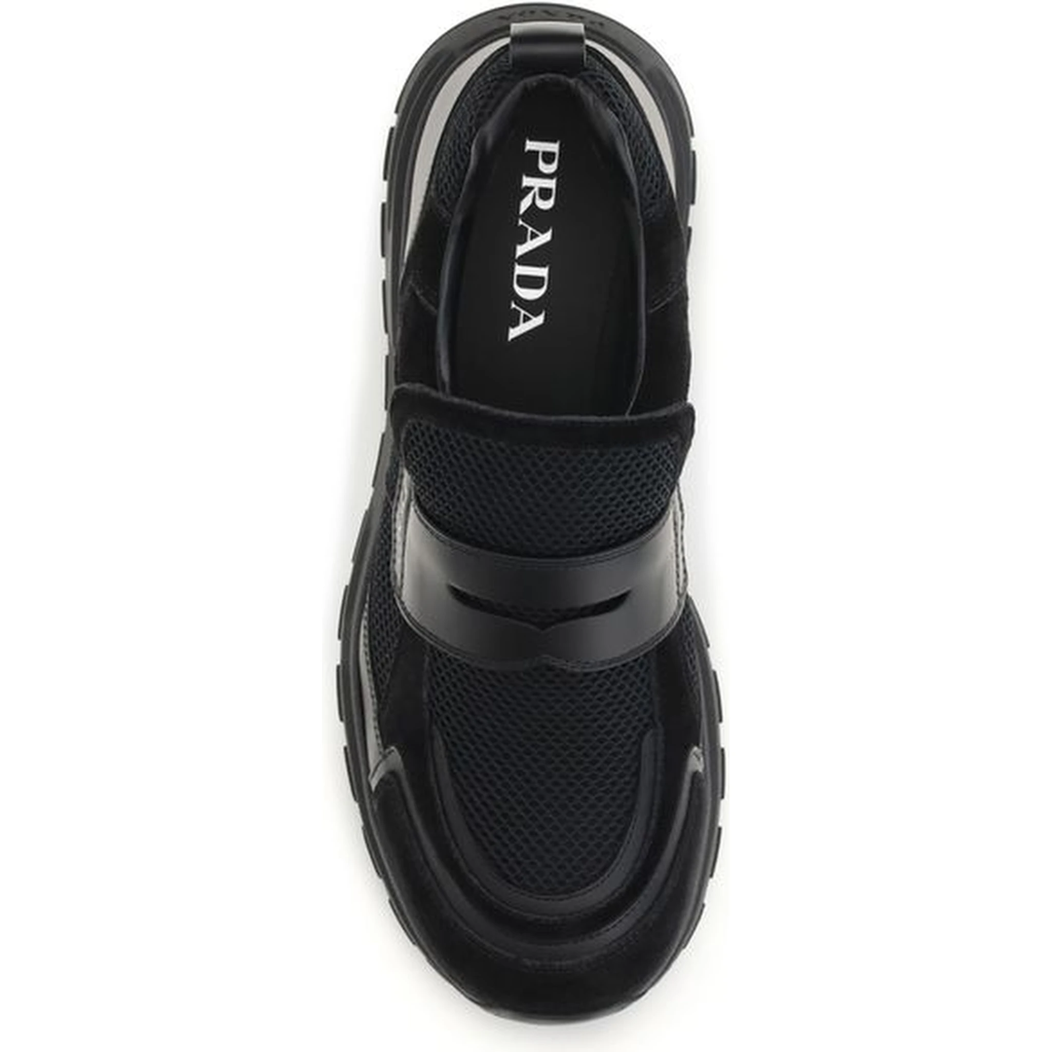 Black Calf Leather Bos Taurus Athletic Sneakers
