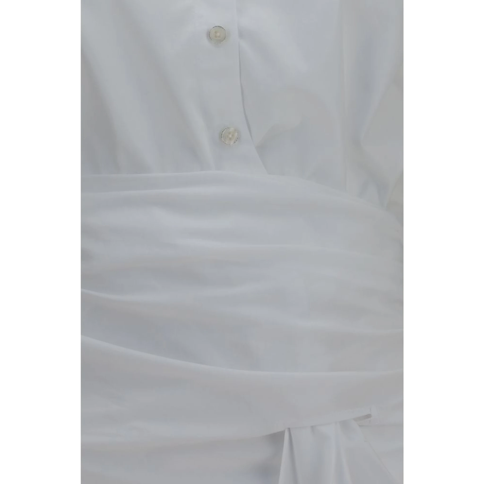 White Cotton Dress Shirt