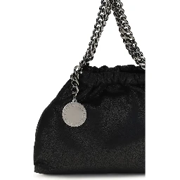 Black Polyester Shoulder Bag