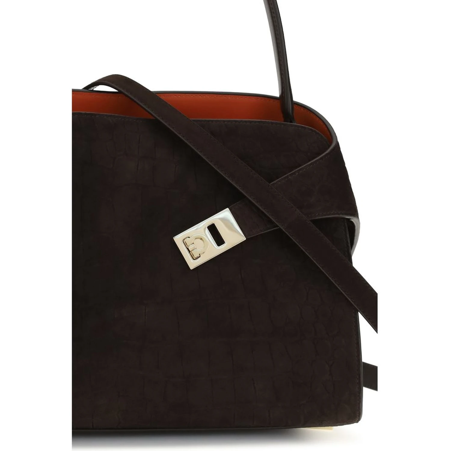 Brown Calf Leather Bos Taurus Shoulder Bag