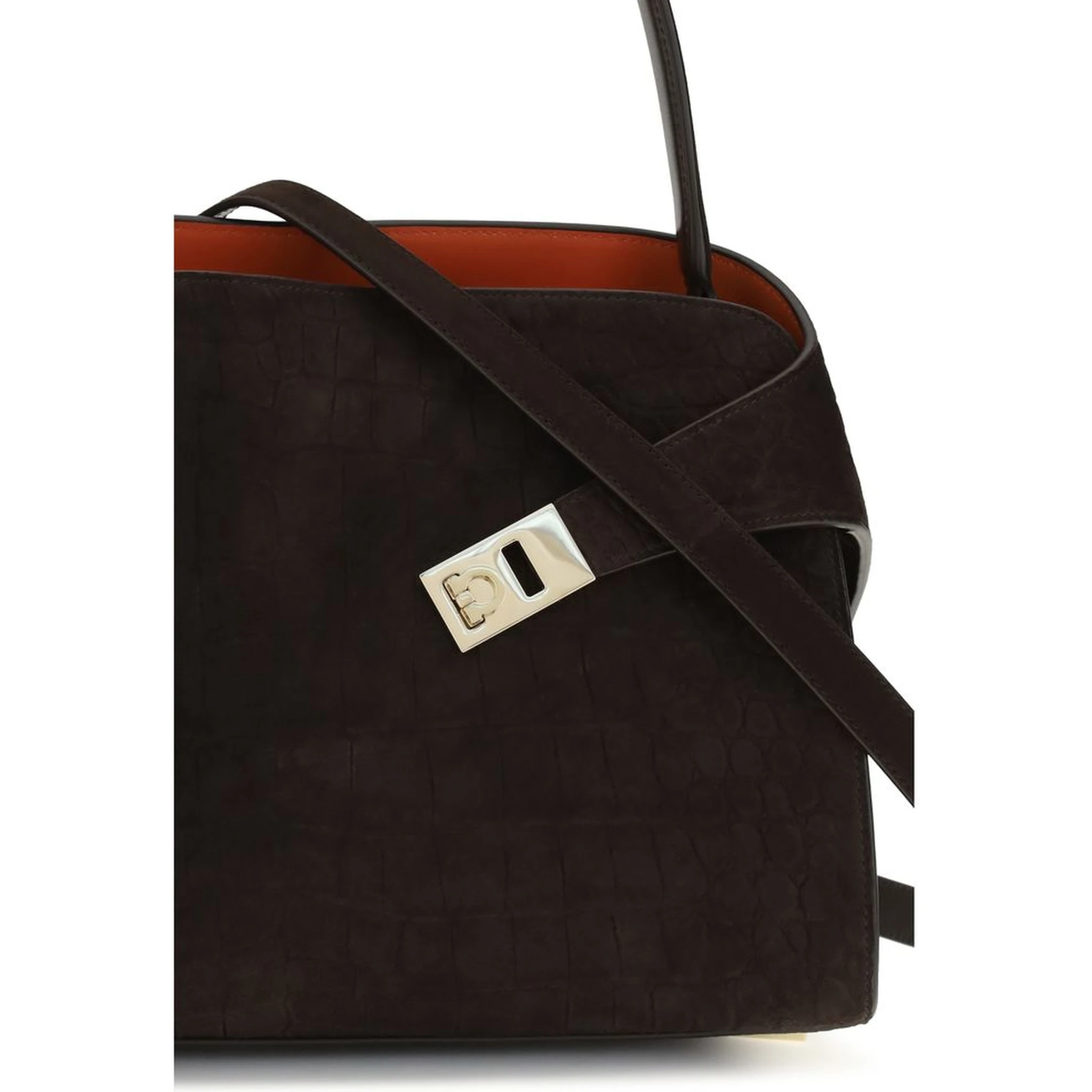 Brown Calf Leather Bos Taurus Shoulder Bag