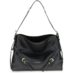 Black Calf Leather Bos Taurus Shoulder Bag