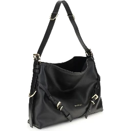 Black Calf Leather Bos Taurus Shoulder Bag