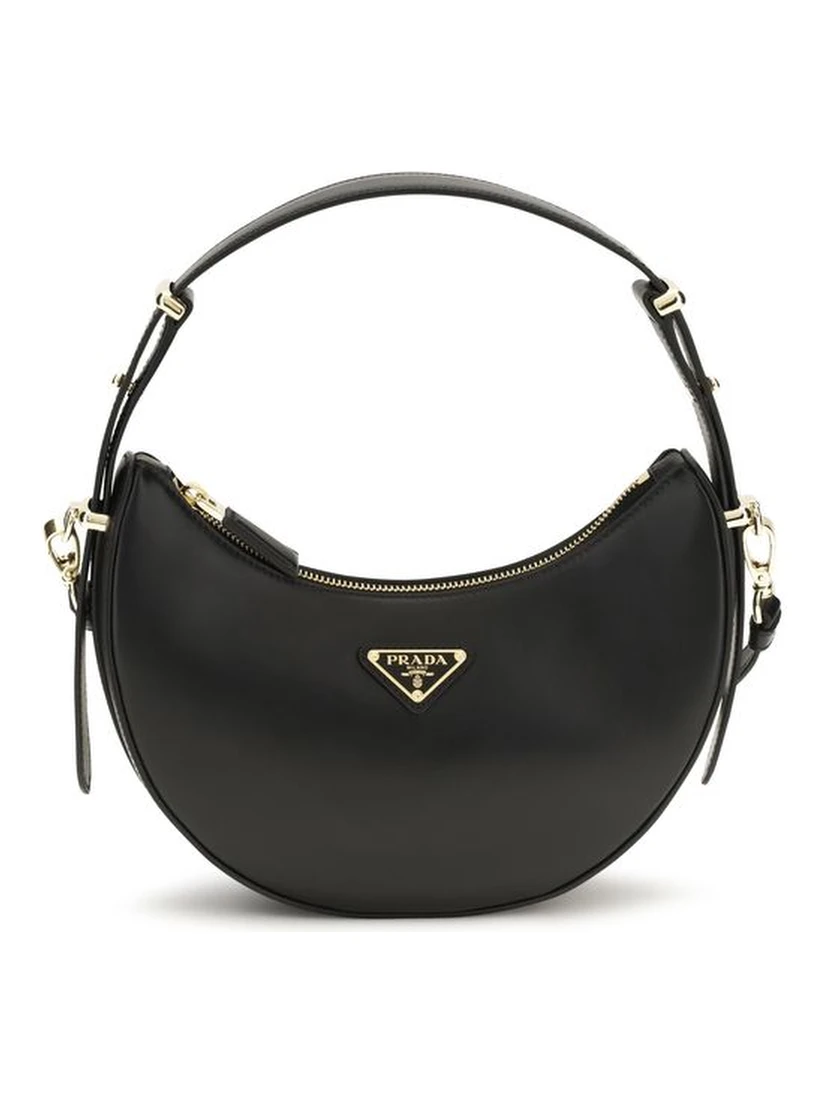 Black Calf Leather Bos Taurus Backet Bag