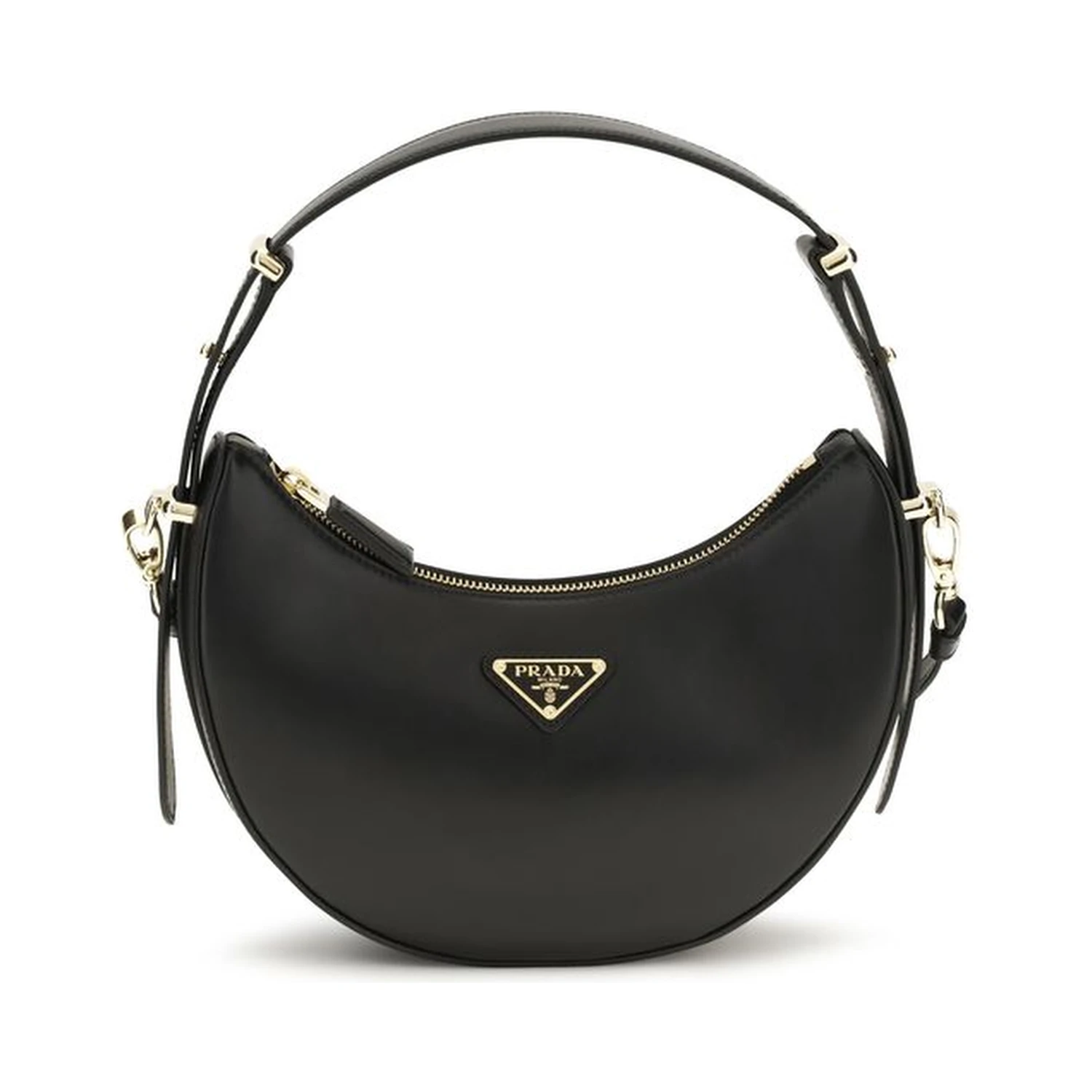 Black Calf Leather Bos Taurus Backet Bag