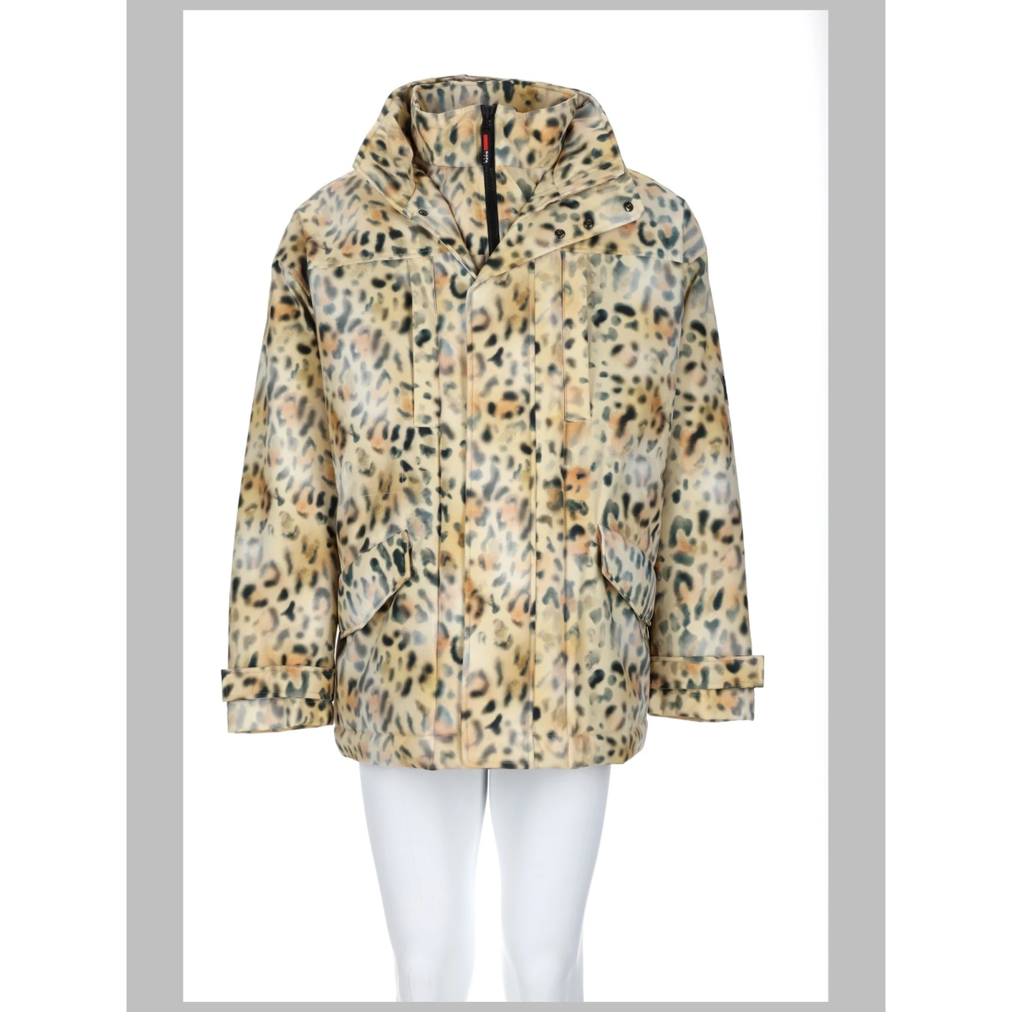 napa by martine rose leopard print parka