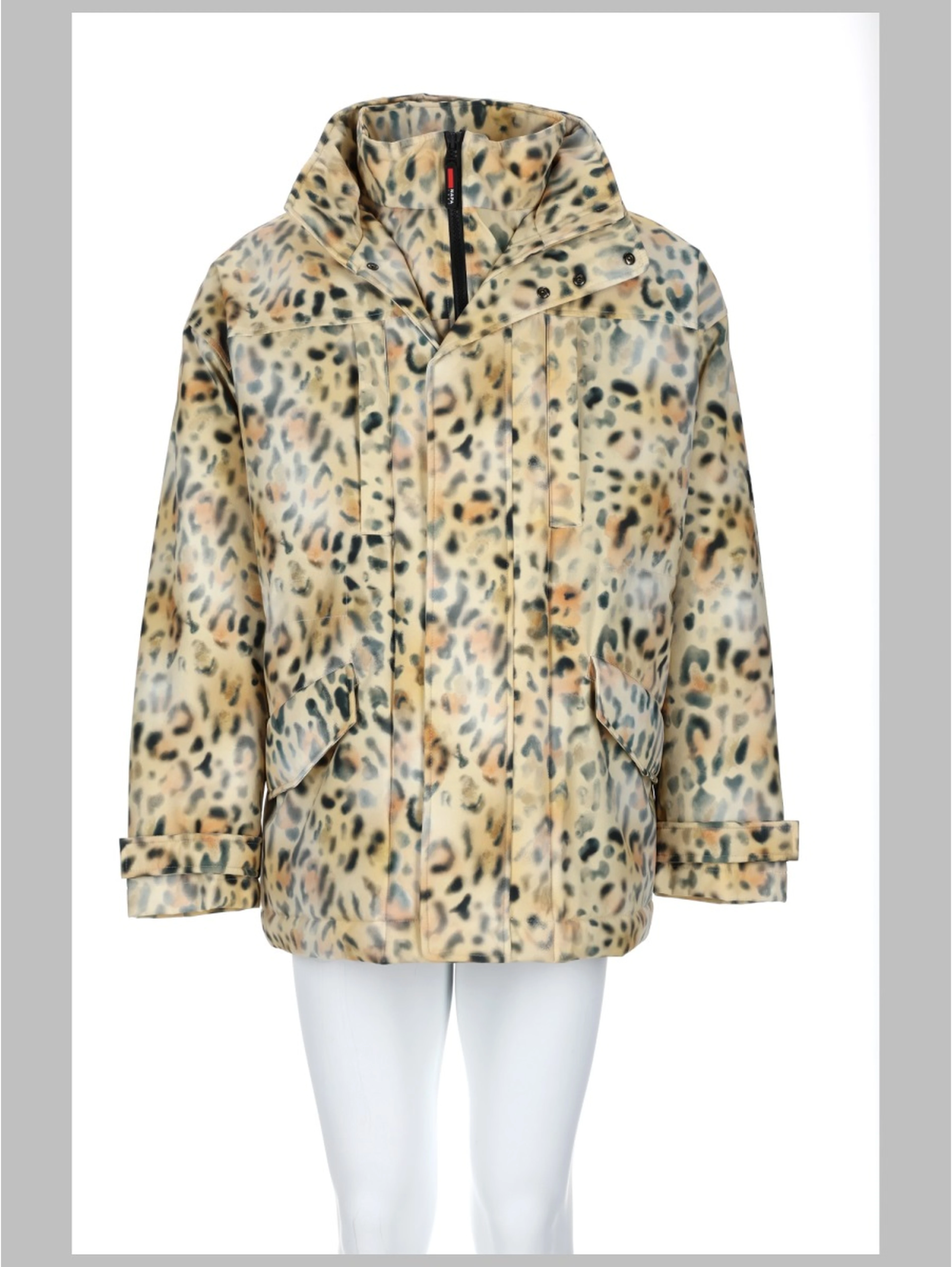 napa by martine rose leopard print parka