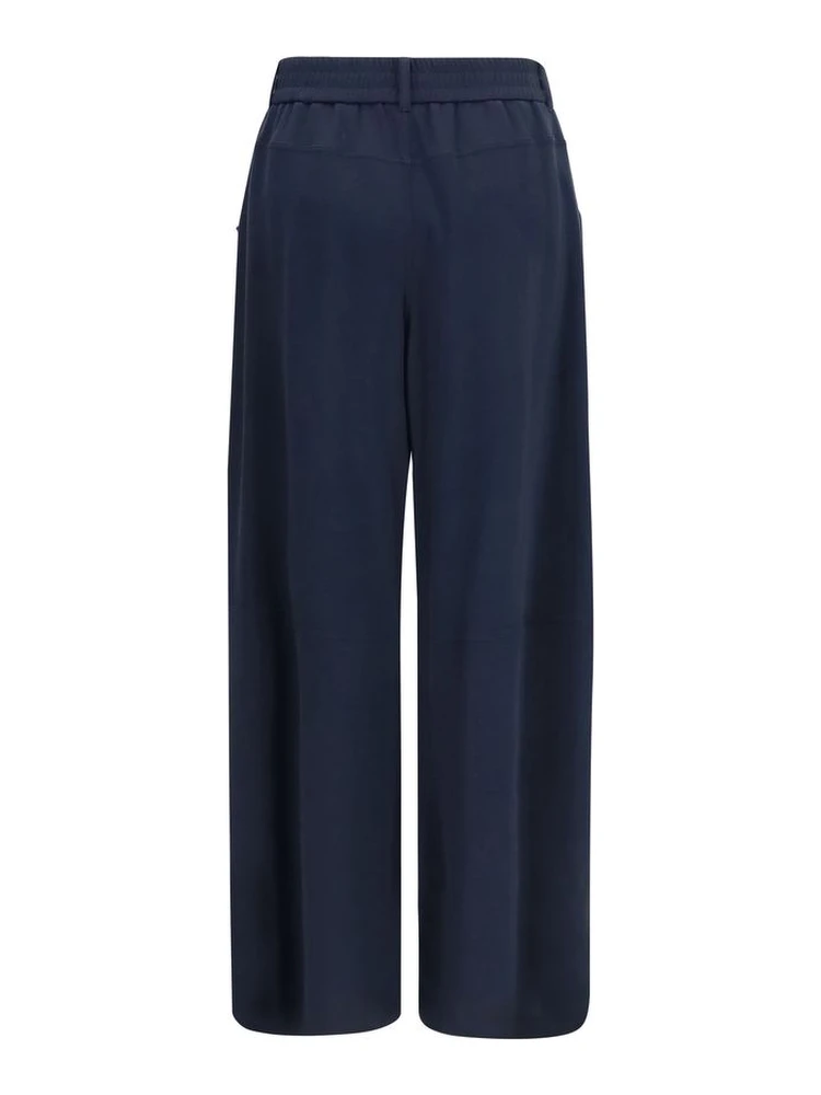 Blue Cotton Casual Pants alternative