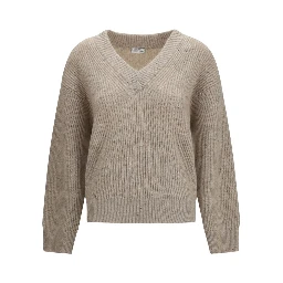 Beige Cashmere Sweatshirt