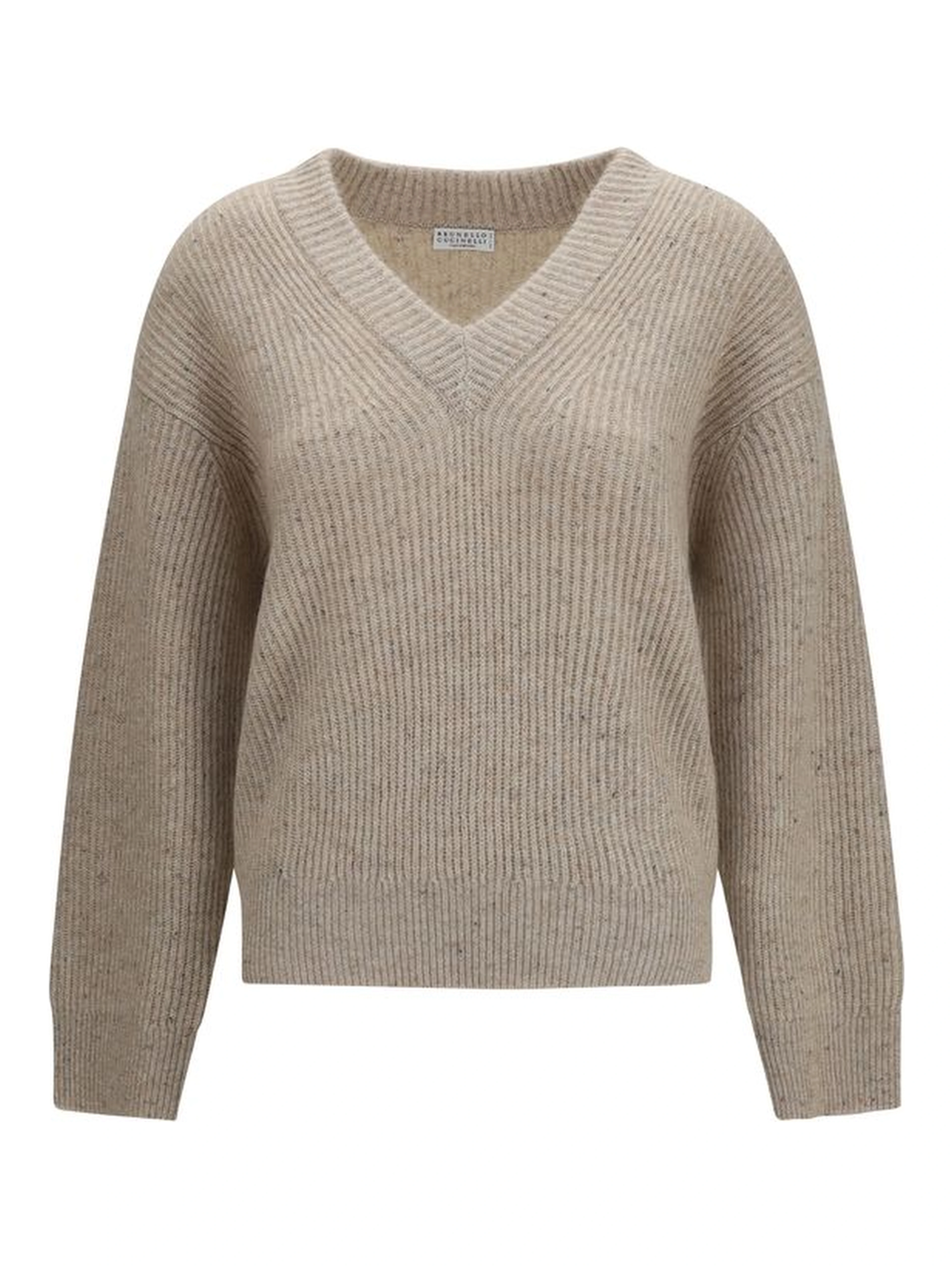 Beige Cashmere Sweatshirt