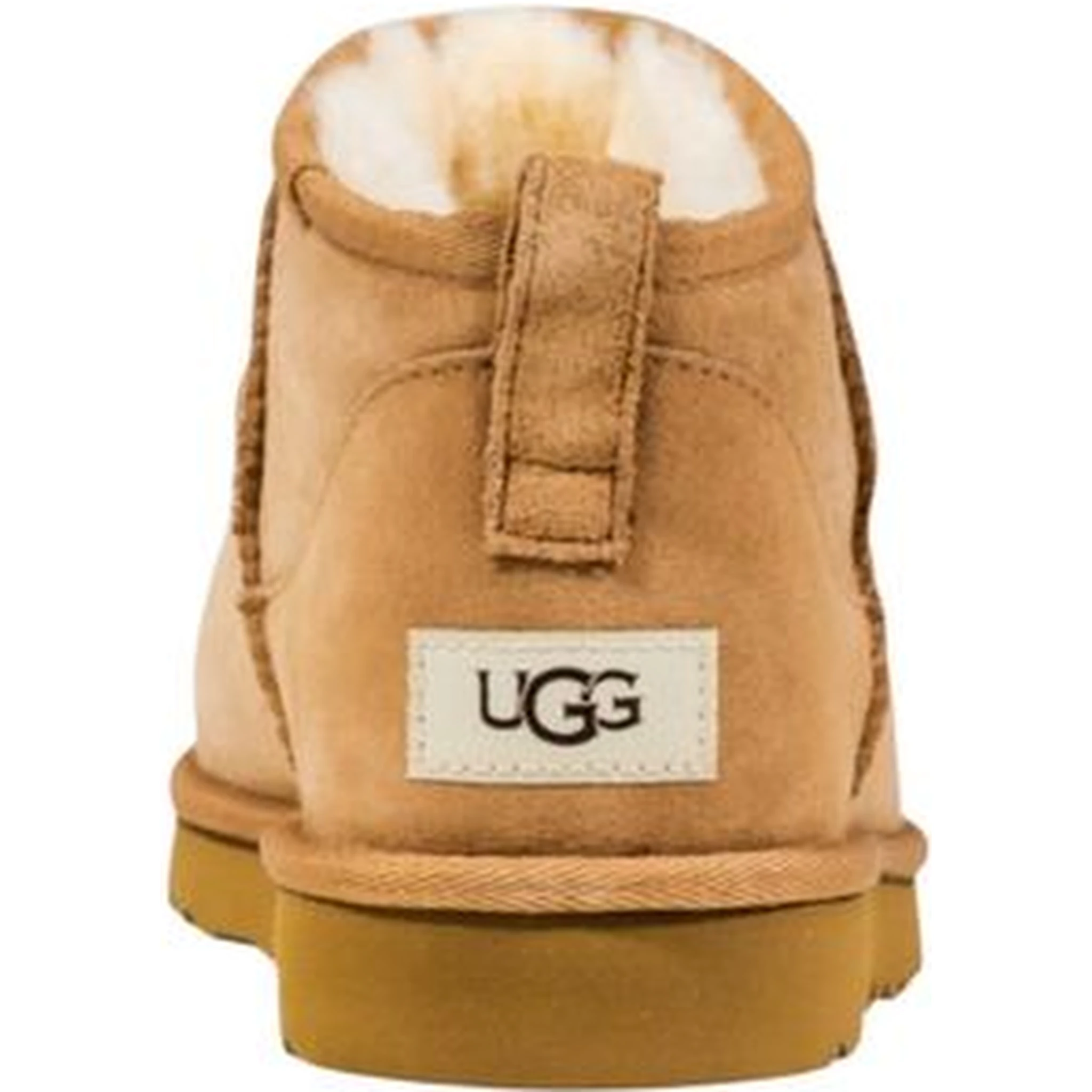 Beige Leather Ankle Boots
