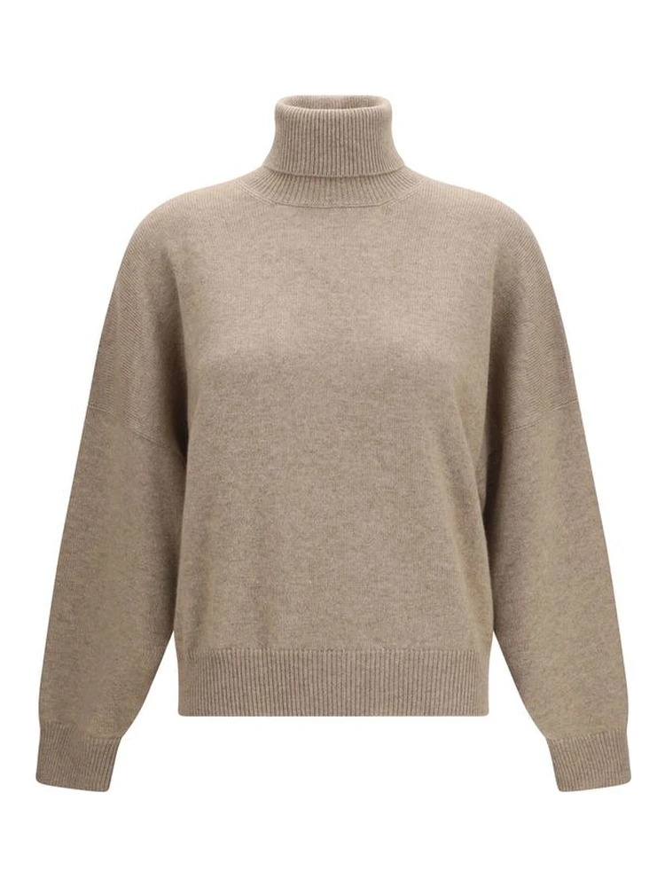 Brown Cashmere Turtleneck