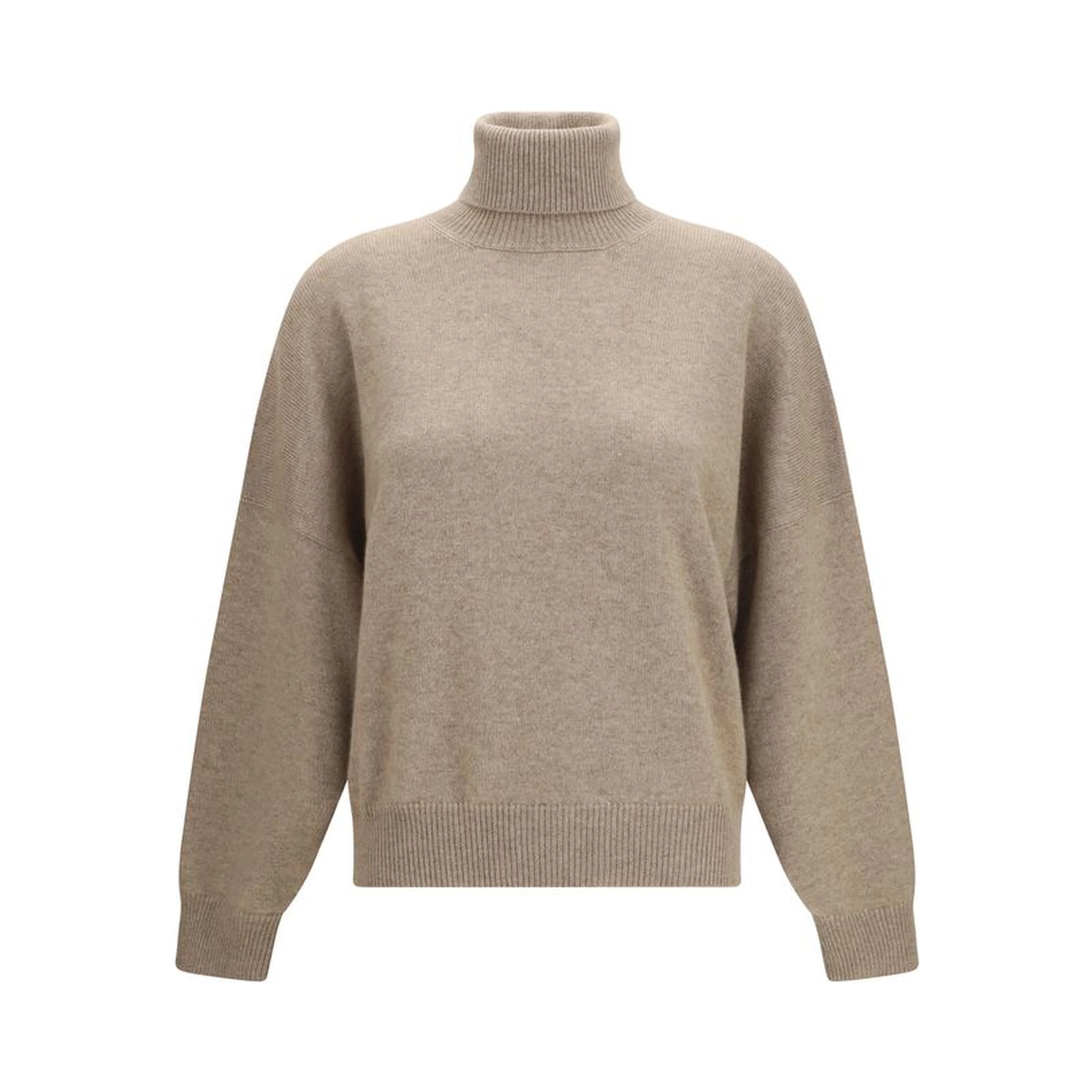 Brown Cashmere Turtleneck