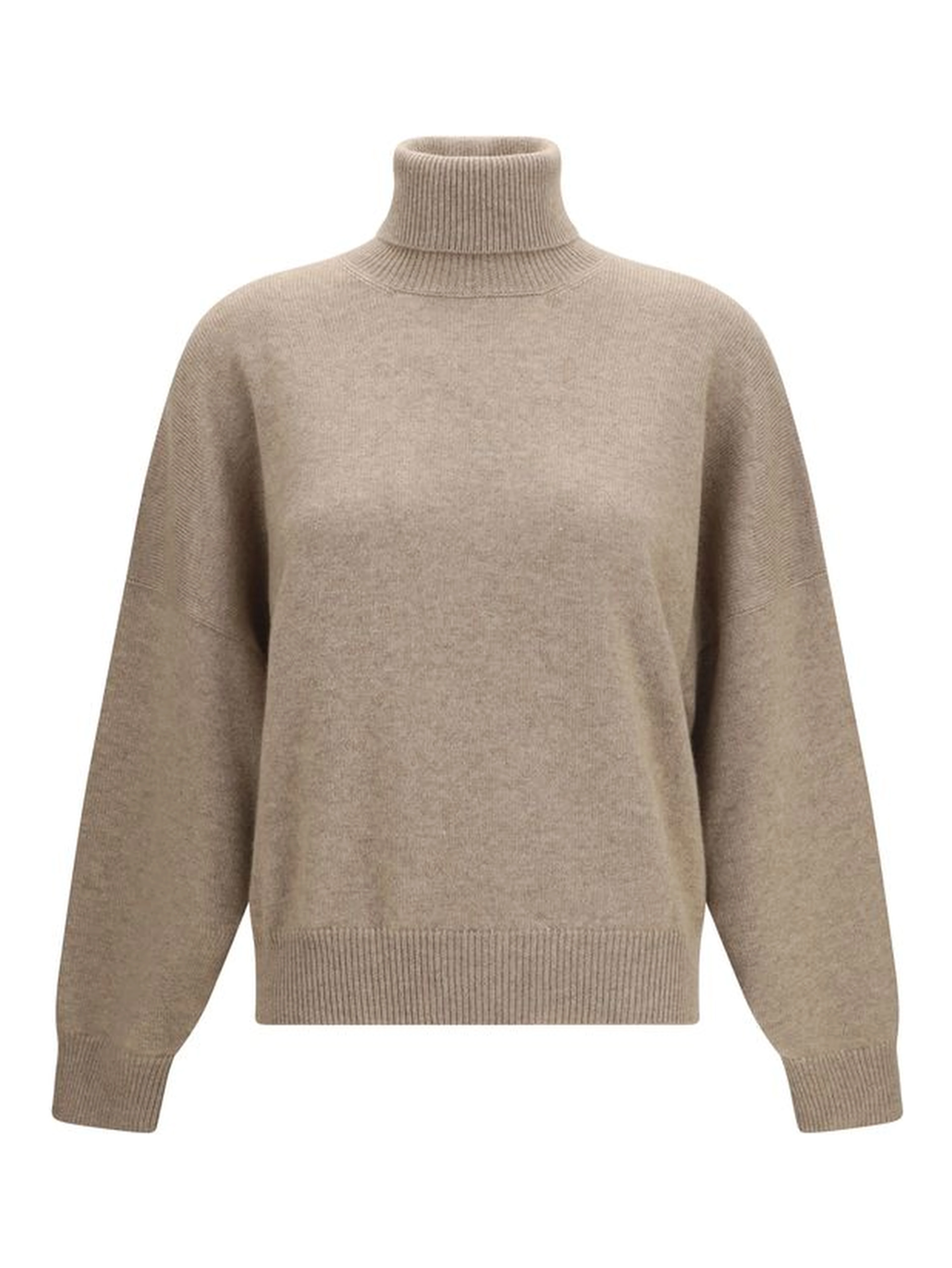 Brown Cashmere Turtleneck