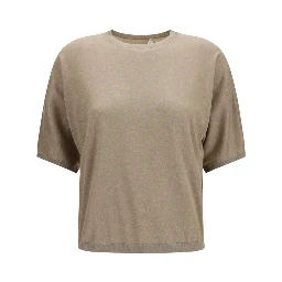 Beige Cashmere T-Shirt