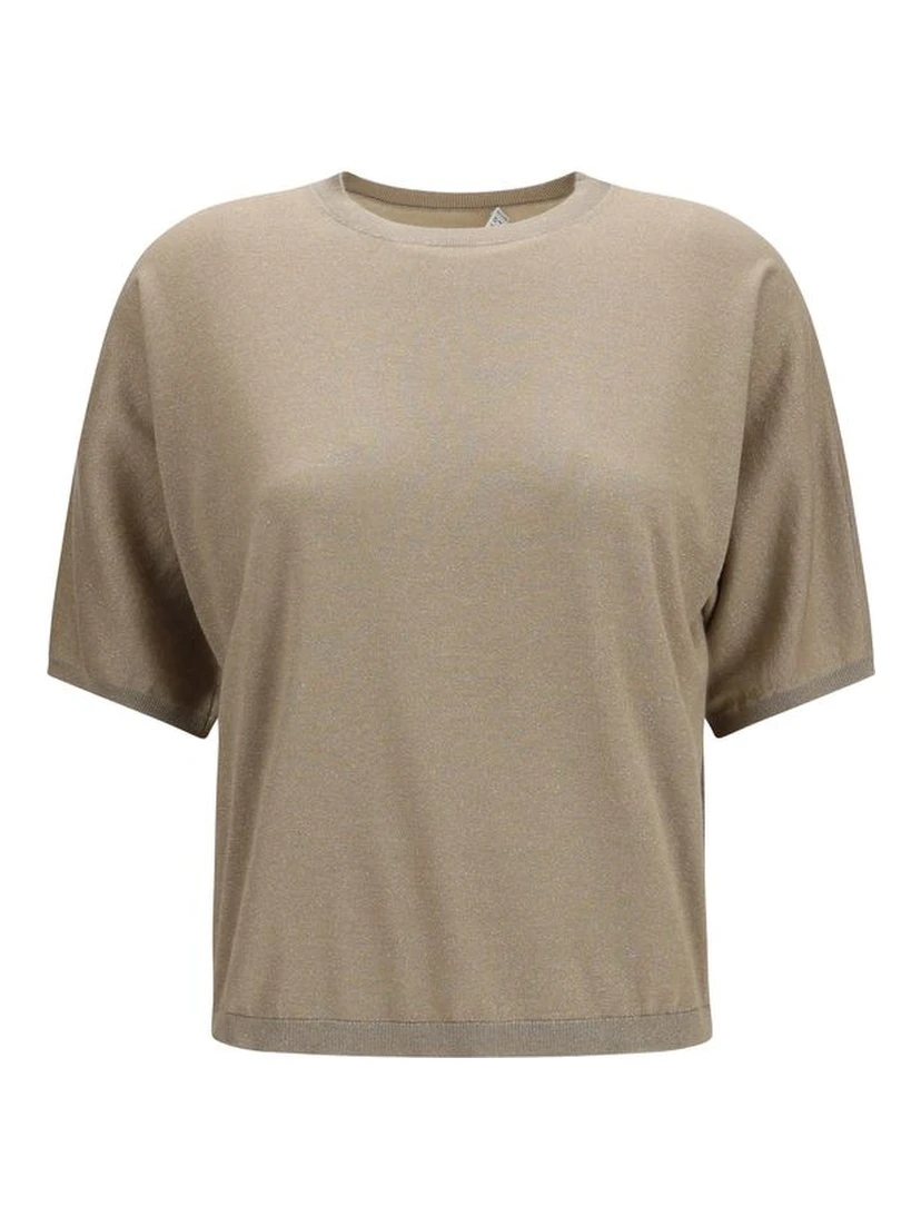 Beige Cashmere T-Shirt