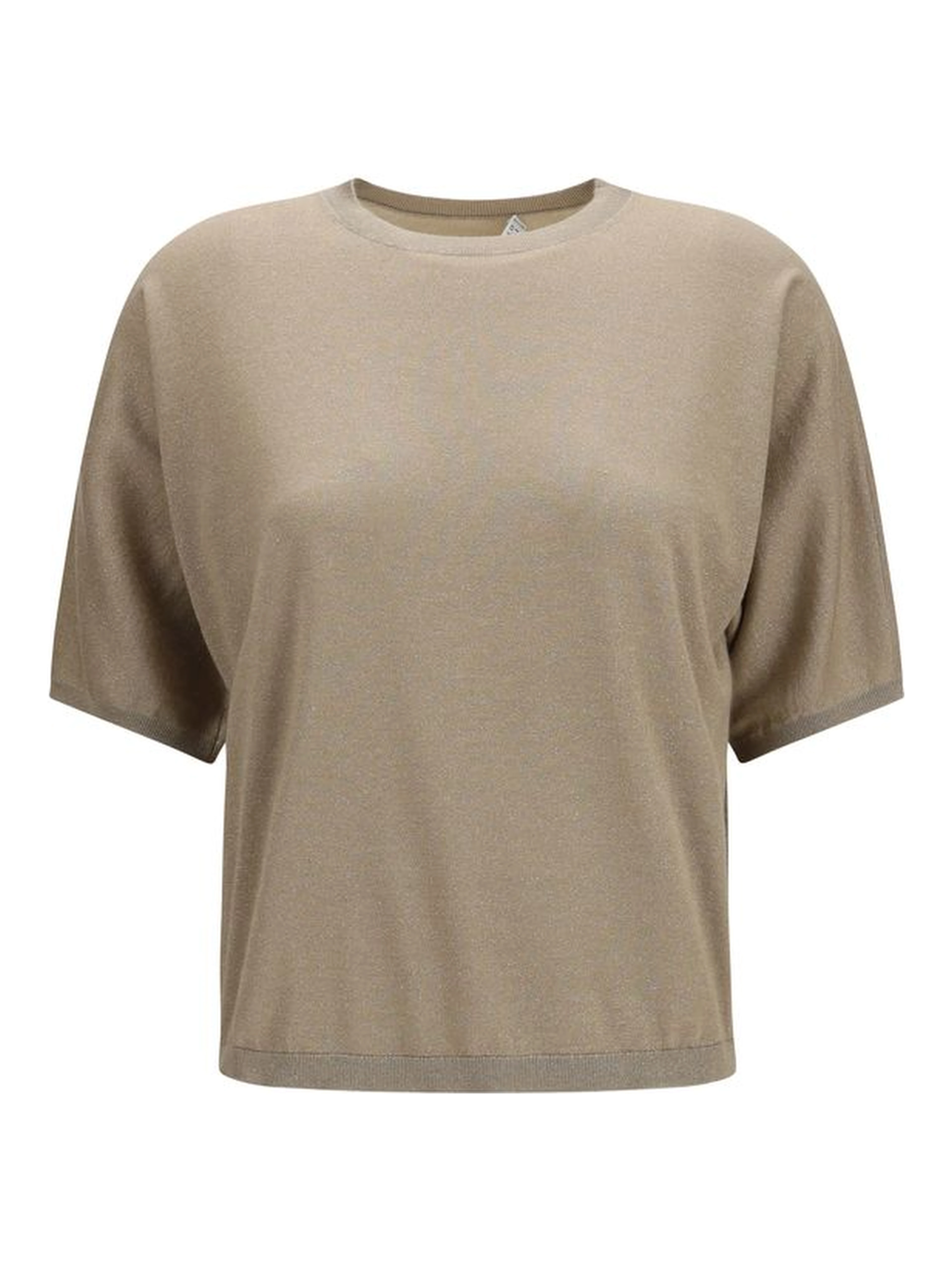 Beige Cashmere T-Shirt