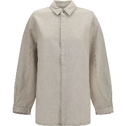 Beige Denim Shirt