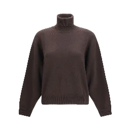 Brown Cashmere Turtleneck